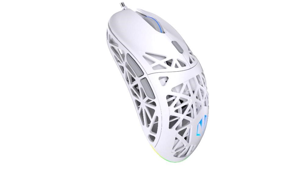 BAZAR - Endorfy Herní myš LIV Onyx White, Drátová, ARGB, bílá, rozbaleno