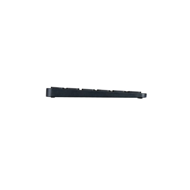 RAPOO Klávesnice UCK-6001 s 8v1 USB-C Hub, Drátová USB-C, CZ/SK, černá