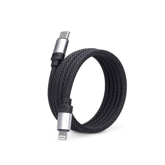 Solight magnetický USB-C/Lightning kabel, USB-C konektor - Lightning konektor, 1m