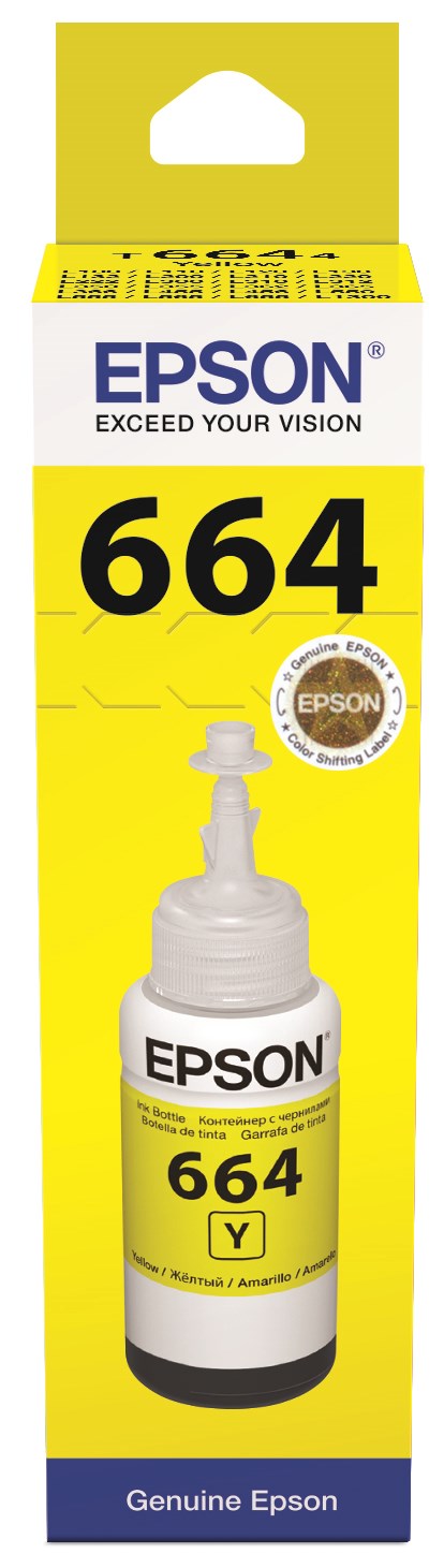 EPSON ink bar T6644 Yellow ink container 70ml pro L100/L200/L550/L1300/L355/365