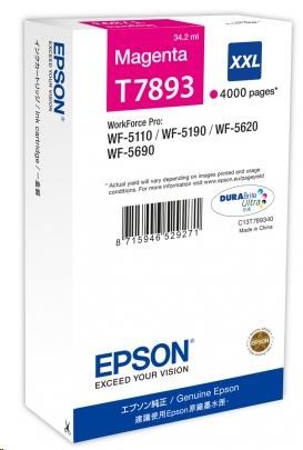 EPSON Ink bar WF-5xxx Series Ink Cartridge "Pisa" XXL Magenta (34,2 ml) (4.000 str.)