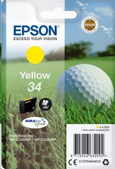 EPSON ink bar Singlepack "Golf" Yellow 34 DURABrite Ultra Ink 4,2 ml