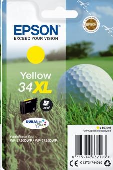 EPSON ink bar Singlepack "Golf" Yellow 34XL DURABrite Ultra Ink 10,8 ml