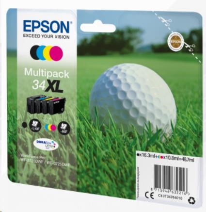EPSON ink Multipack 4-colours "Golf" 34XL DURABrite Ultra Ink