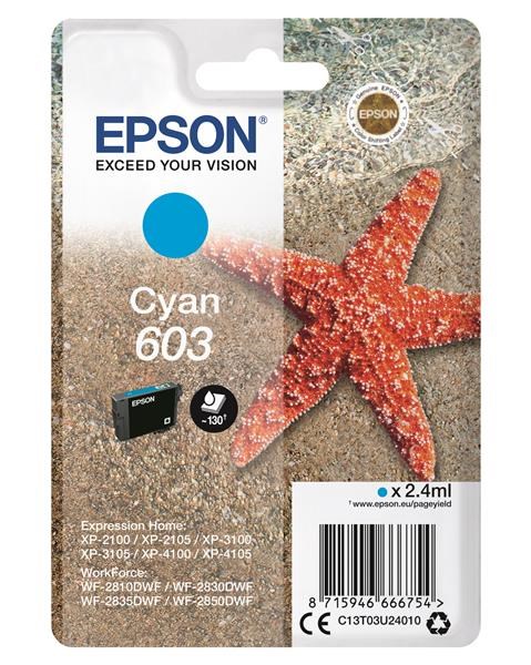 EPSON ink bar Singlepack "Hvězdice" Cyan 603 Ink