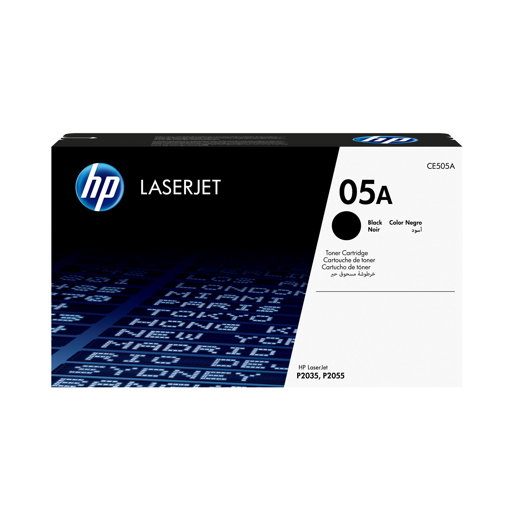 HP 05A Black LJ Toner Cart, CE505A (2,300 pages)
