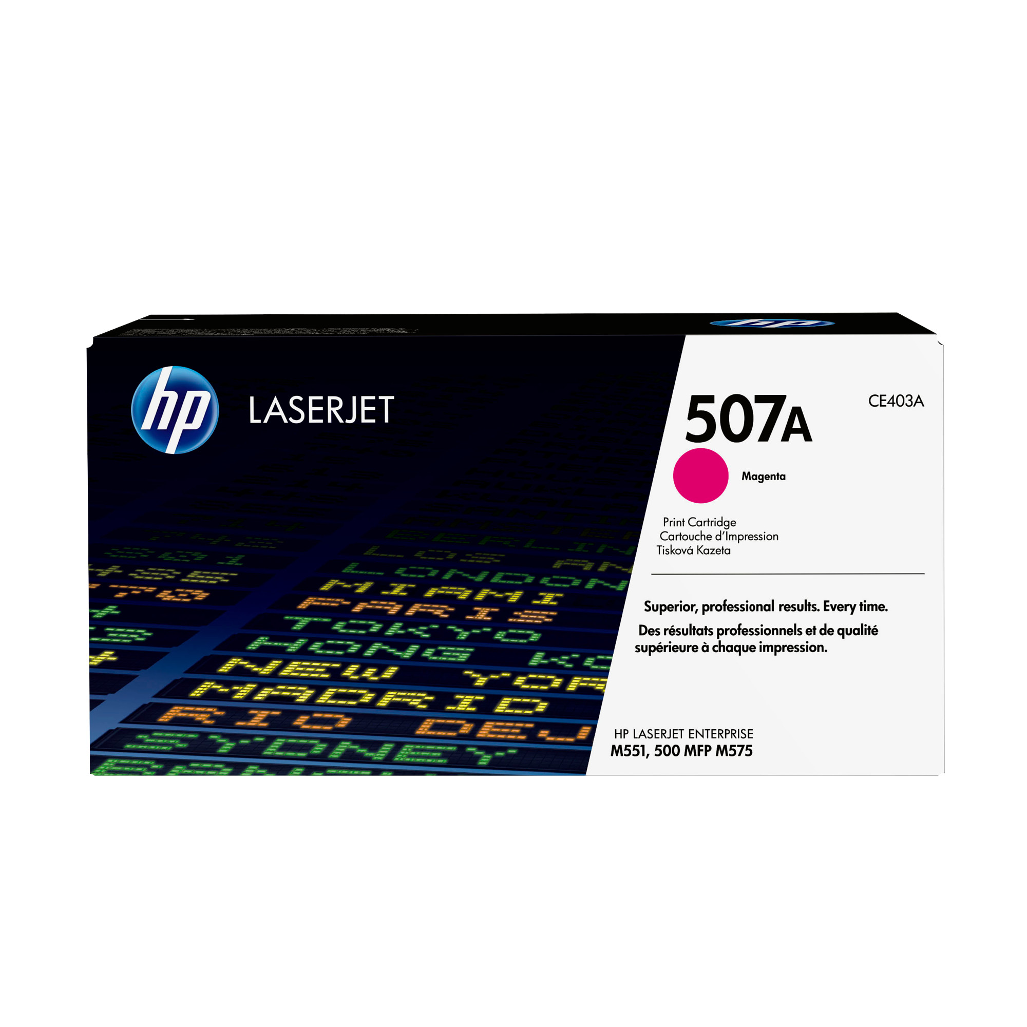 HP 507A Magenta LJ Toner Cart, CE403A (6,000 pages)