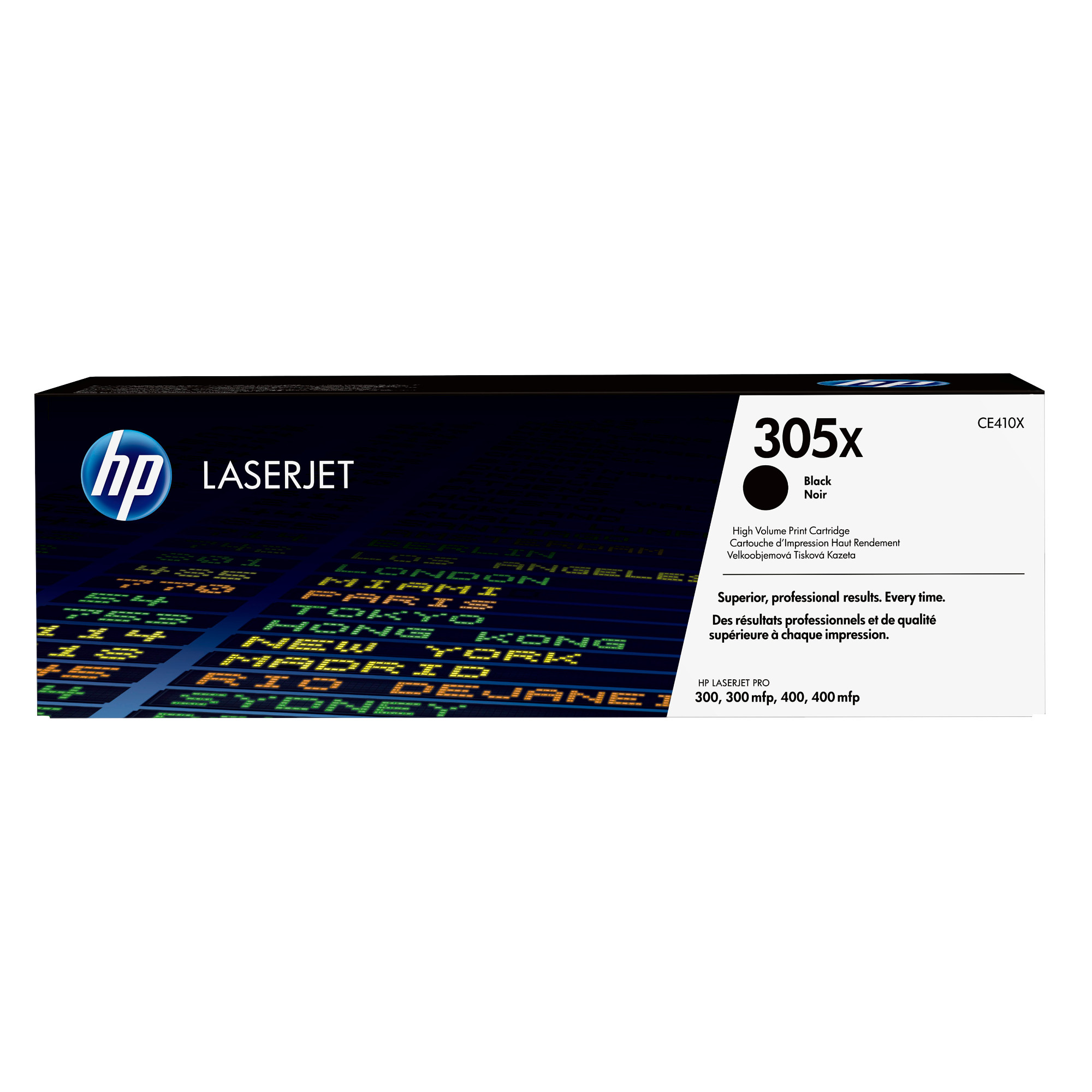 HP 305X Black LJ Toner Cart, CE410X (4,000 pages)