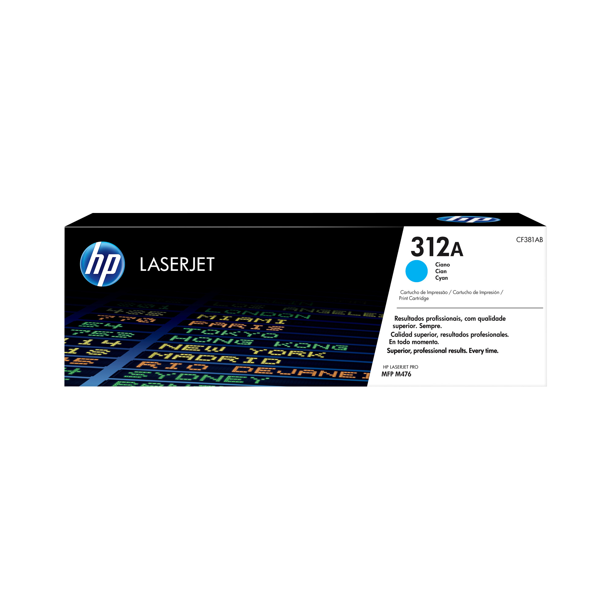 HP 312A Cyan LJ Toner Cart, CF381A (2,700 pages)