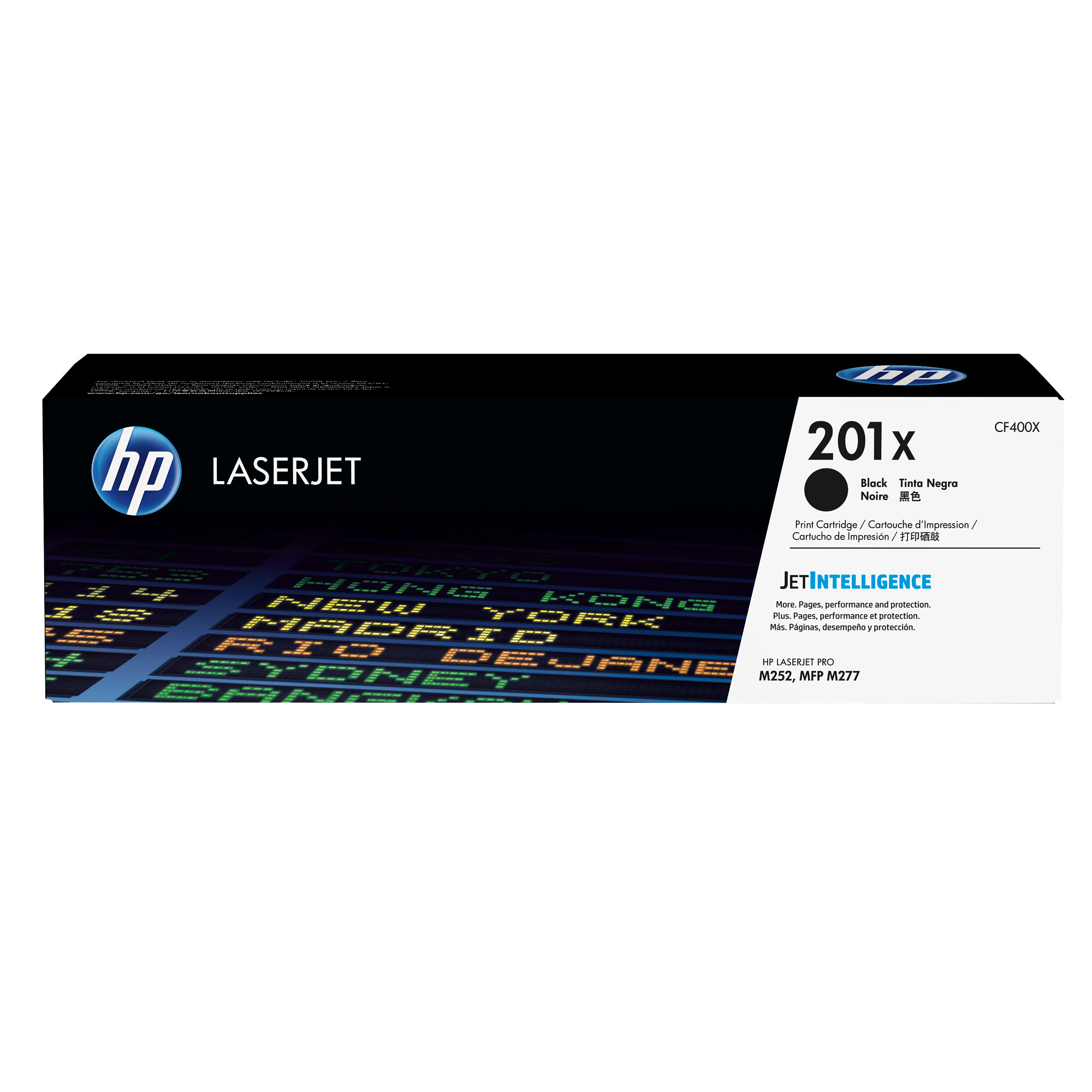 HP 201X High Capacity Black LJ Toner Cartridge, CF400X (2,800 pages)