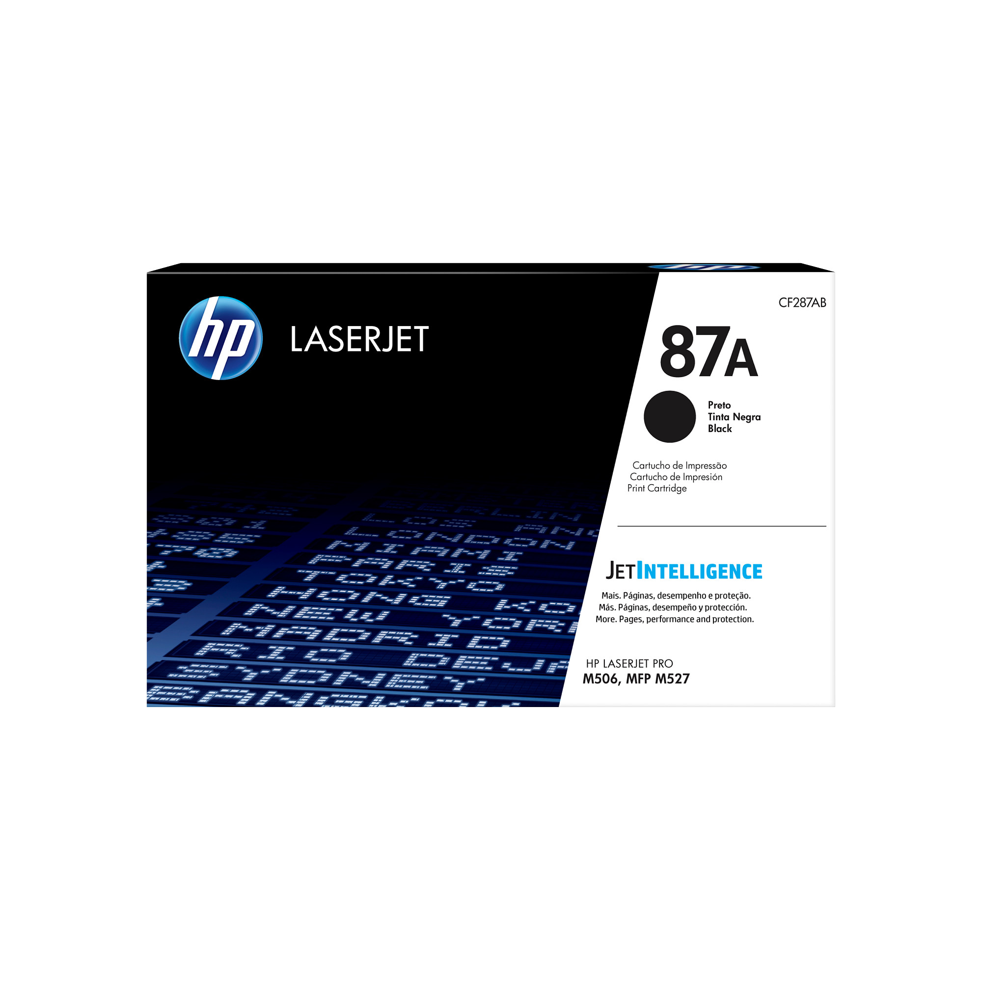 HP 87A Black LJ Toner Cart, CF287A (8,550 pages)