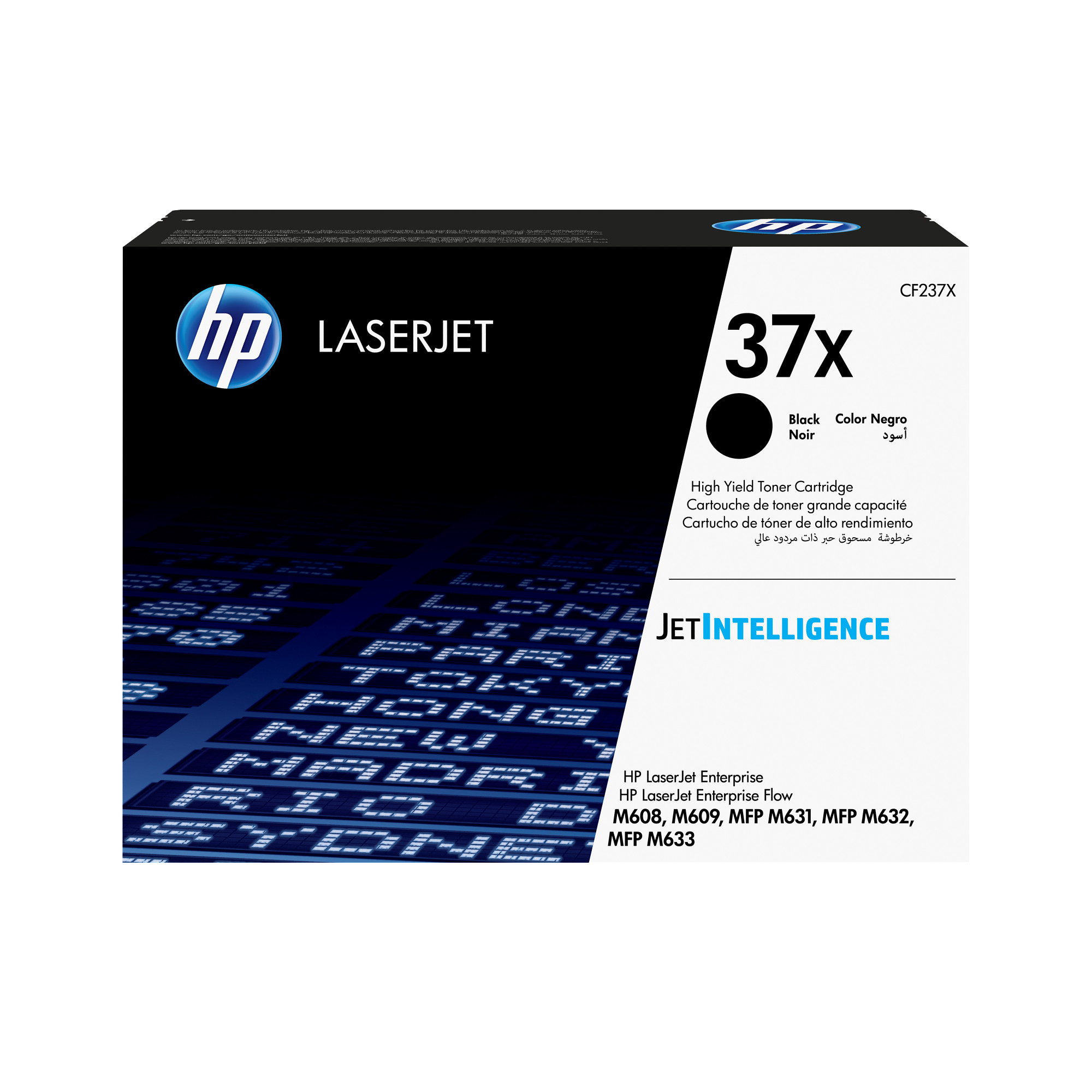 HP 37X High Yield Black Original LaserJet Toner Cartridge (CF237X) (25,000 pages)