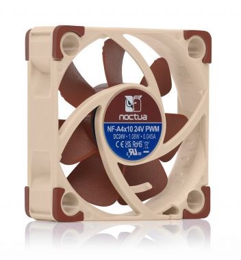 NOCTUA Ventilátor NF-A4x10 24V PWM, 40mm, hnědá
