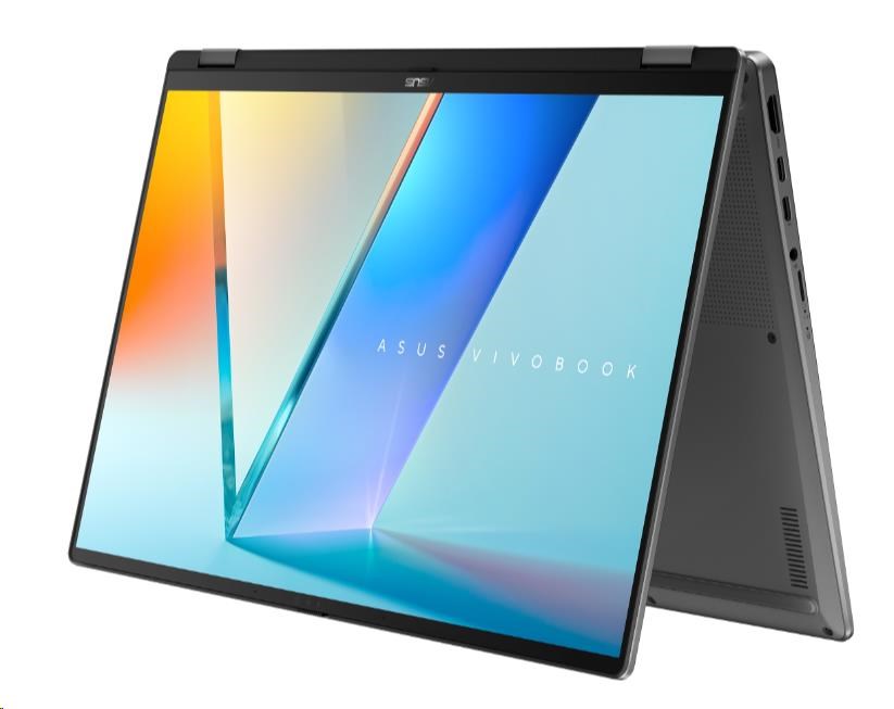 ASUS NTB Vivobook 16 Flip (TP3607SA-OLED113X), Ultra 7 258V, 16" 1920 x 1200, 32GB, 1TB SSD, Intel Arc, W11 Pro, Gray