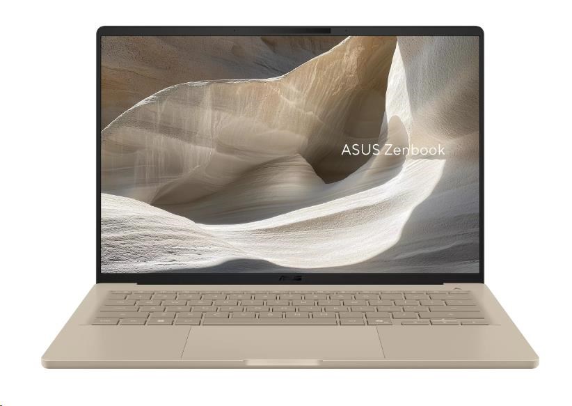 ASUS NTB Zenbook 14 (UX3407NA-OLED218W), Snap X2 X2E88100, 14" 1920 x 1200, 16GB, 512GB SSD, Adreno, W11 Home, Beige