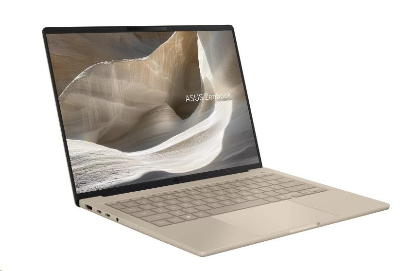 ASUS NTB Zenbook 14 (UX3407NA-OLED218W), Snap X2 X2E88100, 14" 1920 x 1200, 16GB, 512GB SSD, Adreno, W11 Home, Beige