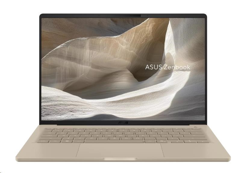 ASUS NTB Zenbook 14 (UX3407NA-OLED198X), Snap X2E88100, 14" 1920 x 1200, 32GB, 1TB SSD, Adreno, W11 Pro, Beige