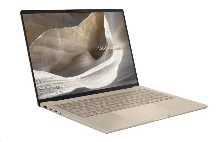 ASUS NTB Zenbook 14 (UX3407NA-OLED198X), Snap X2E88100, 14" 1920 x 1200, 32GB, 1TB SSD, Adreno, W11 Pro, Beige