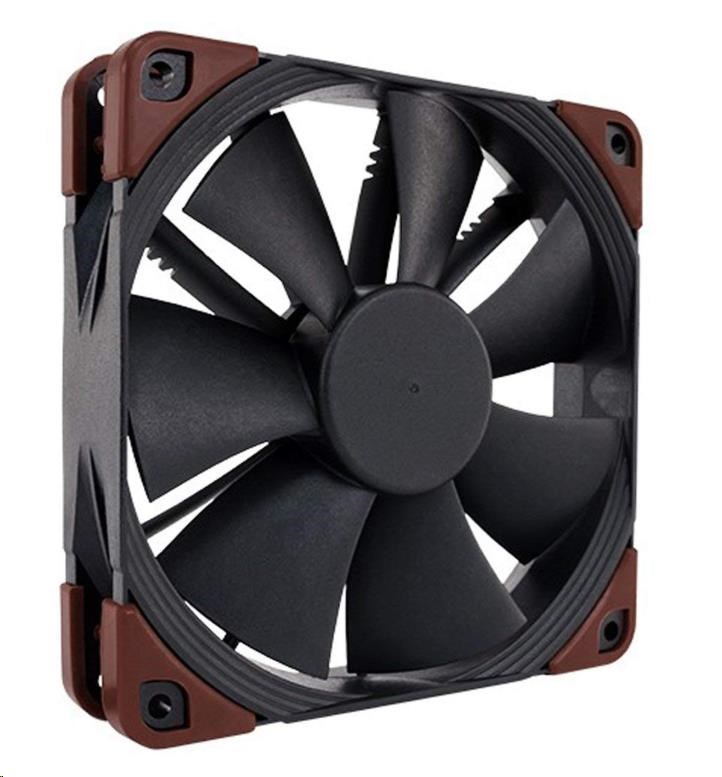NOCTUA Ventilátor NF-F12 iPPC-3000 PWM, 120mm, černá/hnědá