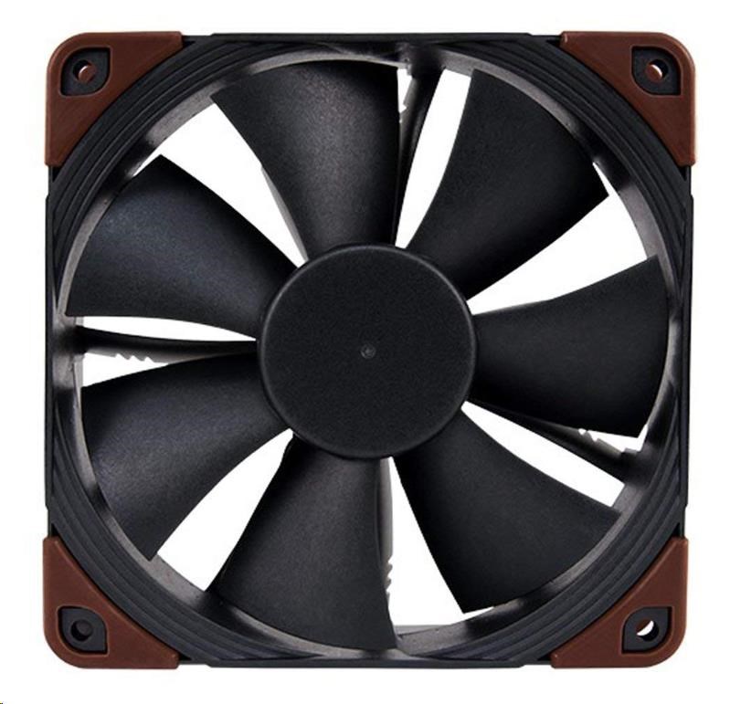 NOCTUA Ventilátor NF-F12 iPPC-3000 PWM, 120mm, černá/hnědá