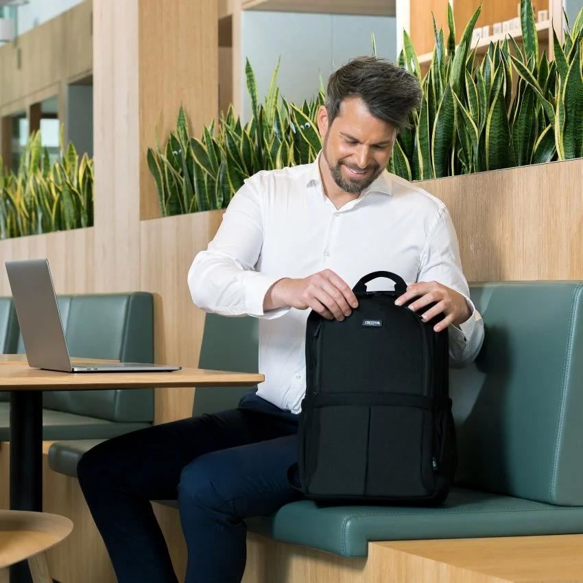 DICOTA Eco Backpack SCALE 13-15.6 Black