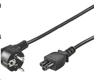 PREMIUMCORD Kabel napájecí 230V pro NTB (3pin, Schuko, trojlístek) 3m