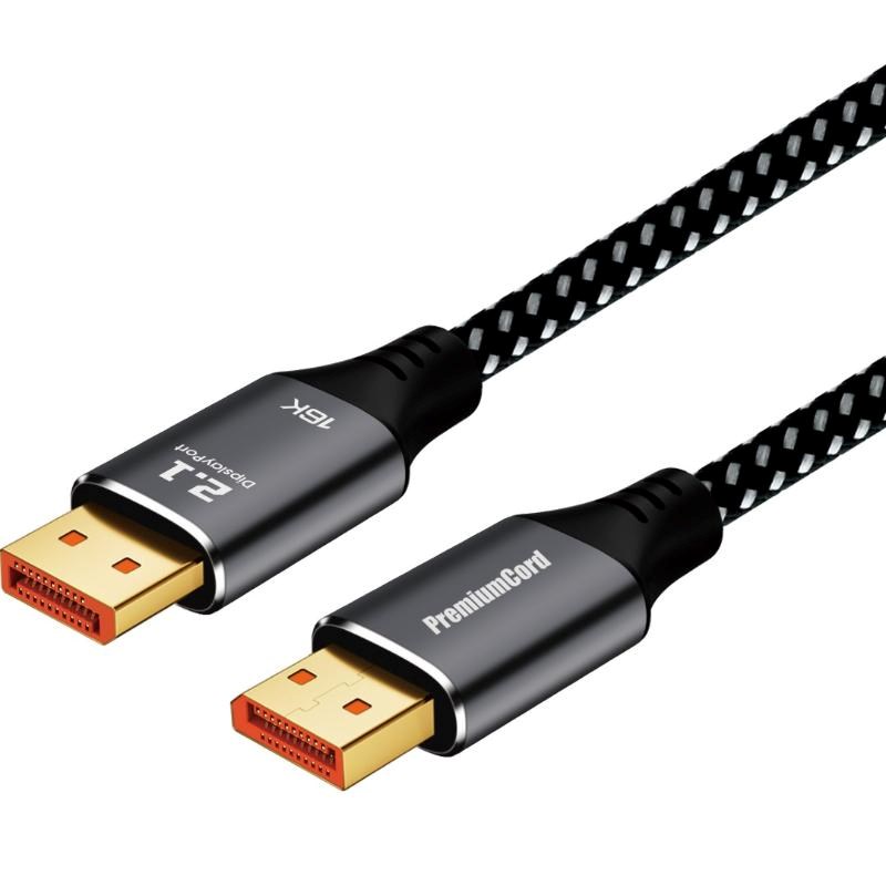 PREMIUMCORD Kabel DisplayPort 2.1, 16K@60Hz, 8K@120Hz, 1.5m
