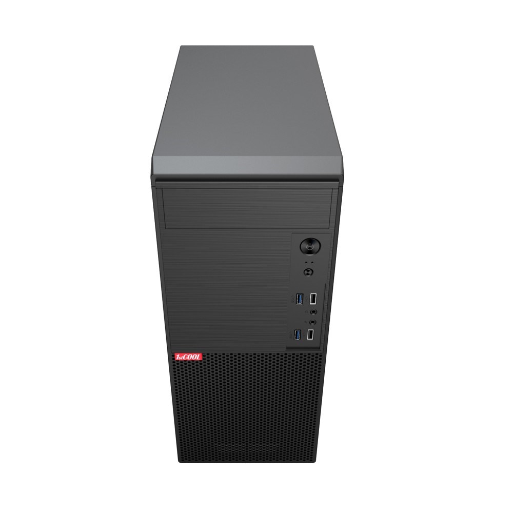 1stCOOL skříň JAZZ 4, Mid tower, AU, 2xUSB 3.0, 2x USB 2.0, bez zdroje, černá
