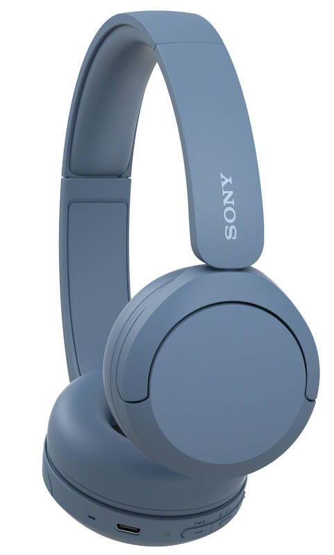 Sony bezdrátová sluchátka WH-CH520, EU, modrá