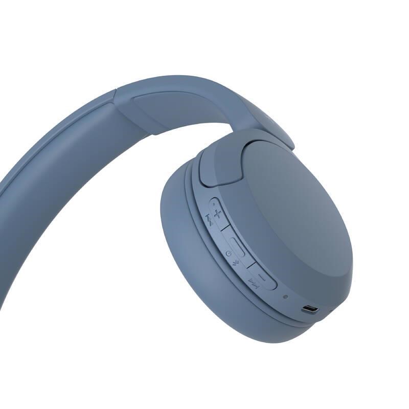 Sony bezdrátová sluchátka WH-CH520, EU, modrá