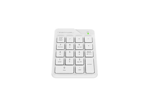 A4tech FSTYLER bezdrátová numerická klávesnice, bílá