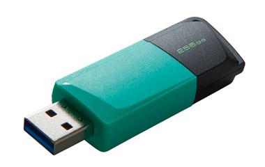 Kingston Flash Disk 256GB USB3.2 Gen 1 DataTraveler Exodia M (Black + Teal)