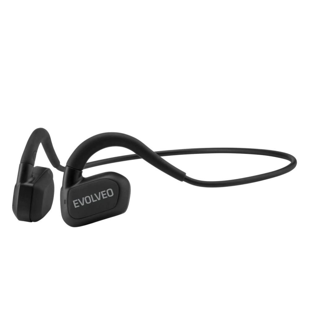 EVOLVEO bezdrátová sluchátka BonePro MP3 32GB, na lícní kosti,černá