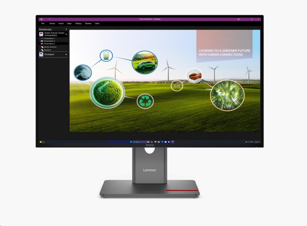 LENOVO LCD ThinkVision P27q-40- 27",IPS,mat,16:9,2560x1440,178/178,4/6ms,350cd/m2,1500:1,DP,HDMI,PIVOT,VESA,3Y