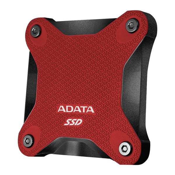 ADATA Externí SSD 512GB SD620, USB Micro-B, USB 3.2 Gen 2, R:520/W:460MB/s, červená