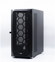 1stCOOL skříň Wind Storm Black MiddleTower, AU, USB3.0, bez zdroje, černá