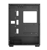 1stCOOL skříň GAMER 5, Mid tower, AU, USB 3.0, USB-C, 2x 140 ARGB Fan, 1x 120 ARGB Fan, bez zdroje, černá