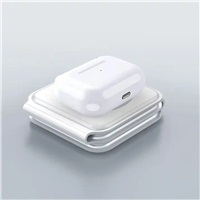 1stCOOL bezdrátová přenosná QI nabíječka 3v1, MagSafe, USB-C, bílá