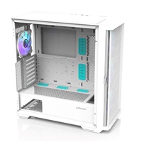ZALMAN case Z10 DUO White, Mid Tower, ATX, 2xUSB 3.0, 1xUSB-C, 4x ARGB Fan, bílá