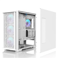 ZALMAN case Z10 DUO White, Mid Tower, ATX, 2xUSB 3.0, 1xUSB-C, 4x ARGB Fan, bílá