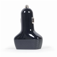 GEMBIRD Nabíječka do auta, 2x USB, rychlo-nabíječka, QC3.0, 36 W, černá