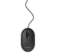 GEMBIRD Wired optical mouse, USB, black