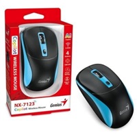 GENIUS myš NX-7123/ 1200 dpi/ bezdrátová/ Copilot/ černo-modrá