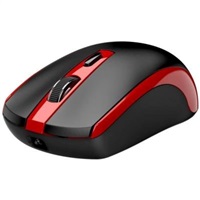 GENIUS myš ECO-8150/ 1200 dpi/ bezdrátová/ dobíjecí/ Copilot/ černo-červená