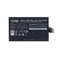 Cooler Master zdroj MWE White 750W V2, 120mm, 80+ Bronze