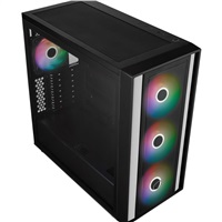 Cooler Master case MasterBox 600, ATX, Průhledná bočnice, 3x 140mm ARGB Fan, 1x 120mm ARGB Fan, ARGB Hub, Černá