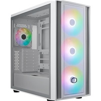 Cooler Master case MasterBox 600, ATX, Průhledná bočnice, 3x 140mm ARGB Fan, 1x 120mm ARGB Fan, ARGB Hub, Bílá