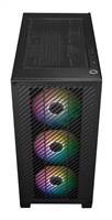 Cooler Master case Elite 301, mATX, Průhledná bočnice, 3x 120mm ARGB Fan, Černá