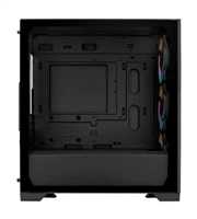 Cooler Master case Elite 301, mATX, Průhledná bočnice, 3x 120mm ARGB Fan, Černá