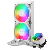 Cooler Master vodní chladič MasterLiquid 240 Core II, 2x240mm, LGA1851, AM5, bílá